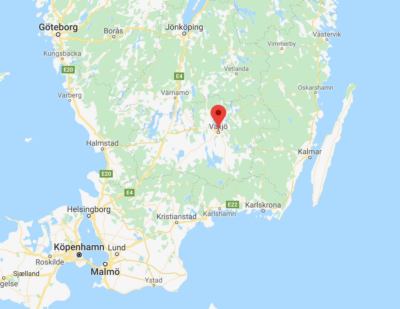 Sverige Karta Växjö – Karta 2020